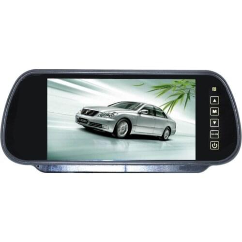 Car CCD Video Auto Parking Monitor, LED Night Reversing CCD Car Rear View Camera With7 inch Car Rearview Mirror Monitor