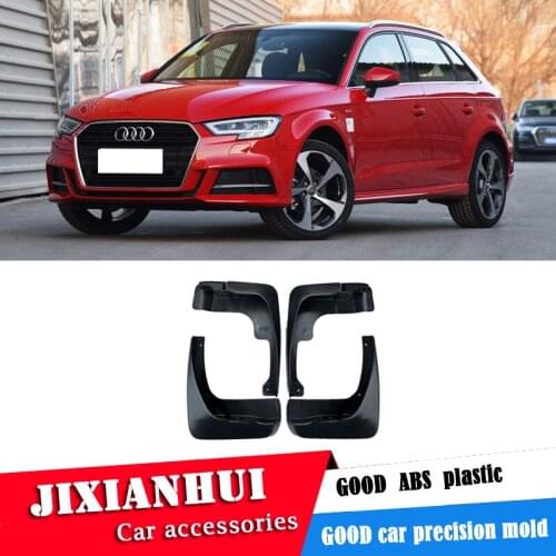 For AU DI A3 2017-2019 Mudflaps Splash Guards Front rear Mud Flap Mudguards Fender Modified special