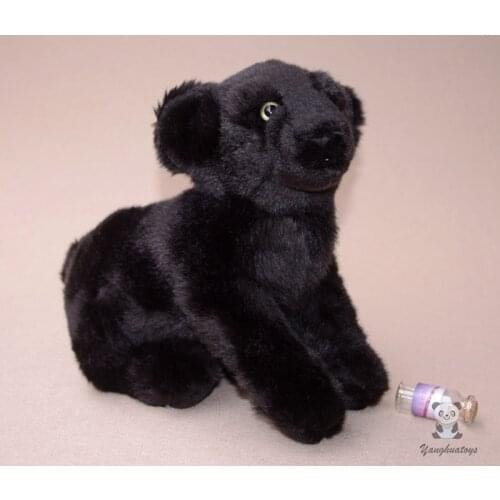 Black Leopard Doll Childrens Educational Toys Soft Animals Model Plush Toy Dolls Creative Gift
