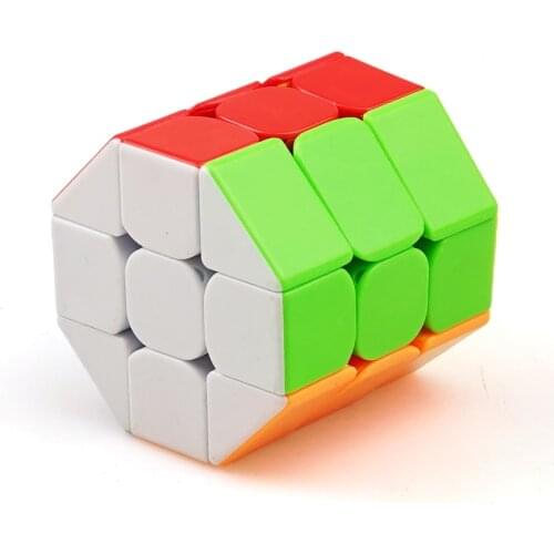 Cuberspeed Heshu Octagonal-Cylinder Magic Cube Puzzle IQ Brain 3x3 Speed Cube education personalizado Kids Game Gift toys