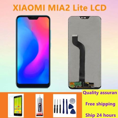 For Xiaomi Mi A2 Lite Display Touch Screen Digitizer Replacement For Xiaomi Redmi 6 Pro LCD Mi A2 Lite LCD