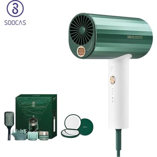 SOOCAS Hair Mask Hair Dryer HMH001 Anion 1800W High Power Hair Dryer 4 Mode Temperature Cycling Blow Dryer Multiple Negative Ion