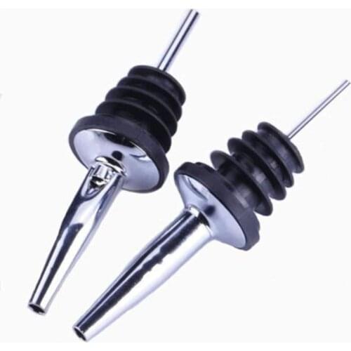 Stainless Steel Classic Bottle Pourers with Tapered Spout 2 Pack