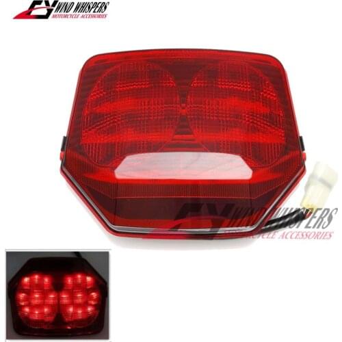 Red Motorcycle Rear LED Tail Light Integrated Taillight Brake Lamp For Honda CB400 SF SuperFour vtec 2003-2008 CB1300 2003