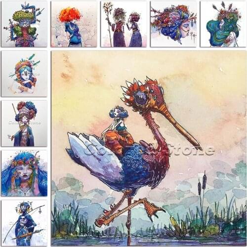 5D Full Square Diamond painting embroidery Cross stitch cartoon comics girl beauty sexy lady DIY Round Drill Drawing mosaic L193