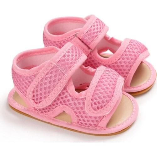Summer Newborn Children Breathable Anti-Slip Shoes Toddler Sandals Baby Boys Girls Soft Soled First Walkers