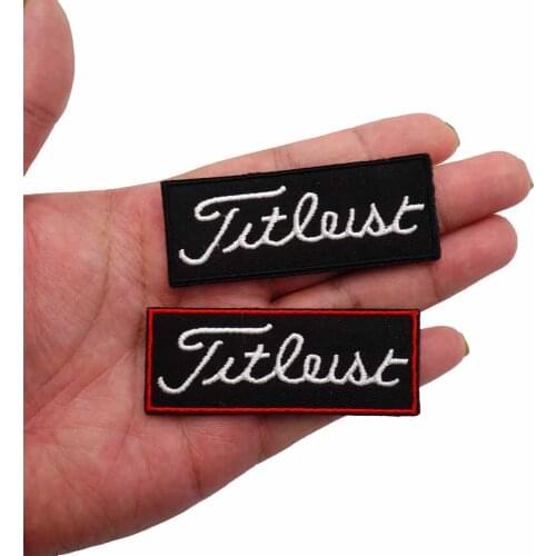 Titlest golf Patch embroidered iron on stickers mini applique military custom DIY patches for caps t-shirt clothing decoration