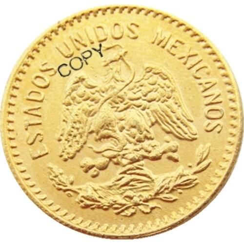 1910 Mexico 10 Pesos Gold Plated copy coin