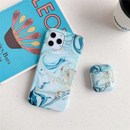 Drop Shipping Marble Flower Case for iPhone 12 11 7 8 Plus Xs max XR X 11pro Full Set Accessory Cover