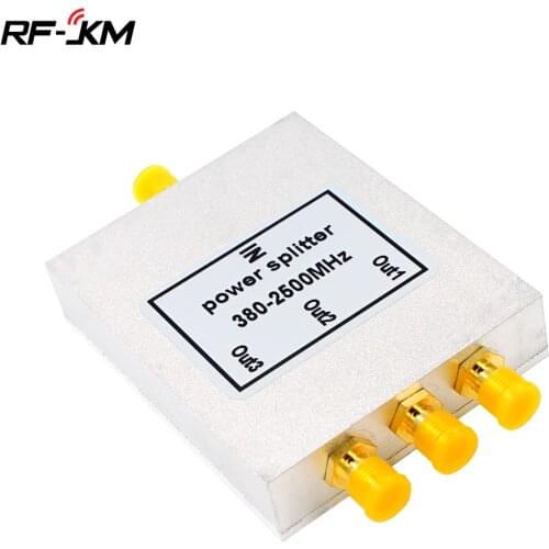3 Way Sma Power Splitter 380mhz~2500mhz Sma Female Connector Power Divider Splitter Divider For Wifi Gps Booster