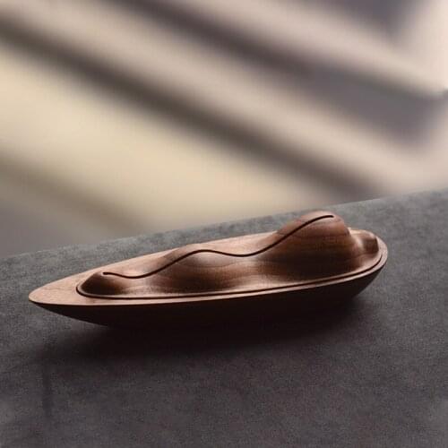 North American Black Walnut Piggy Bank Solid Wood Savings Can Coin Box Creative Hand Gift to Improve Saving Consciousnes