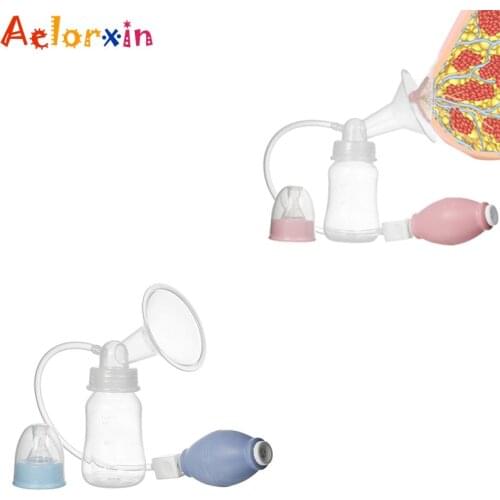 Silicone Manual Control Breast Powerful Baby Nipple Suction Feeding milk saver Bottles Breasts Pumps Bottle Sucking Feeding