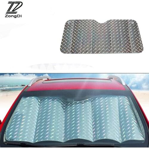 ZD Car Reflective Anti-radiation Sunscreen Insulation Sun Visor For Alfa Romeo 159 BMW E46 E39 E36 E90 Audi A3 A6 C5 A4 B6 B8