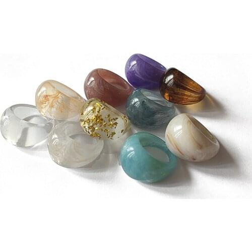 UJBOX Women's Gold Rings