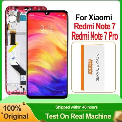 Original 6.3" For Xiaomi Redmi Note 7 LCD Display Touch Screen Digitizer Assembly Redmi Note7 Pro M1901F7G LCD Display 10 Touch