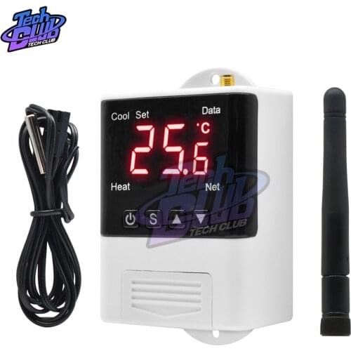 LCD Digital Smart WiFi Thermostat Temperature Control DTC1201 Thermometer Controller AC 110V 220V Home Heater Cooler control