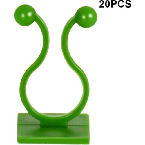 10/20/50 Pcs Invisible Wall Vines Fixture Plant Climbing Wall Clip Sticky Hook Fixing Clip Holder for Home CLH@8