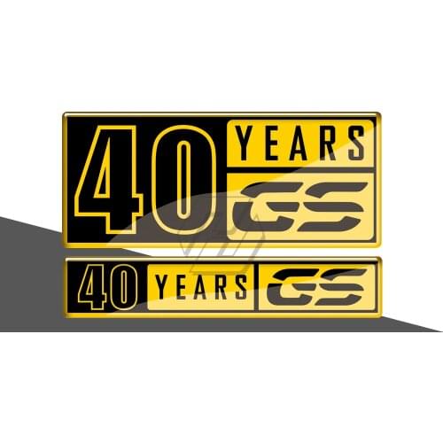 3D Resin Motorcycle Tank Pad 40 Years Sticker Case for BMW F700GS F800GS F850GS G310GS F650GS R1200GS R1250GS Decals