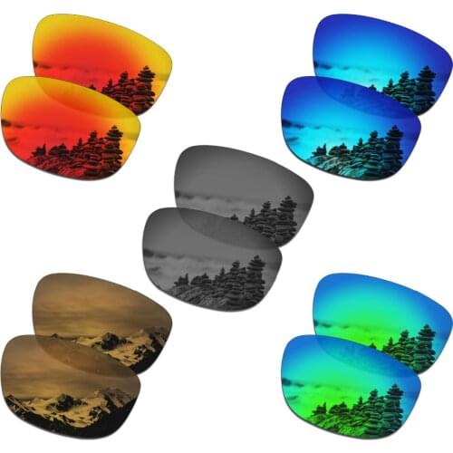 SmartVLT 5 Pairs Polarized Sunglasses Replacement Lenses for Oakley Holbrook R - 5 Colors
