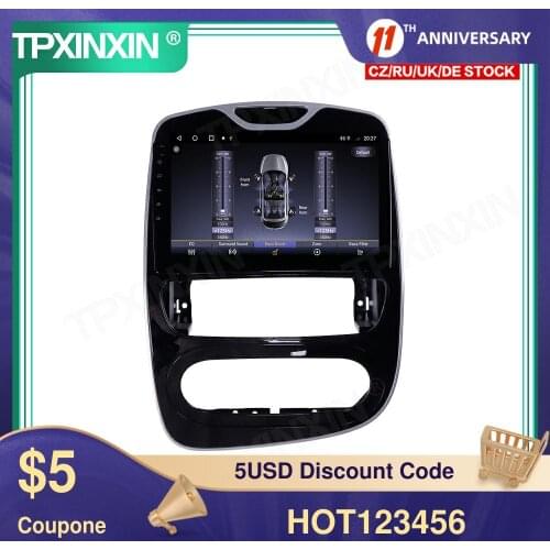 6+128G Android 10.0 For Renault Clio 2016-2018 Car GPS Navigation Radio Player Car Multimedia Player Head Unit Tape Recorder IPS