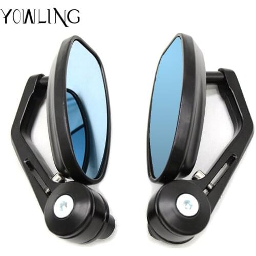 Motorcycle Mirrors Handlebar Ends Side Mirrors CNC Rearview side Mirror For YAMAHA TDM900 XV 950 RACER TDM 850 XJ900 S DIVERSION