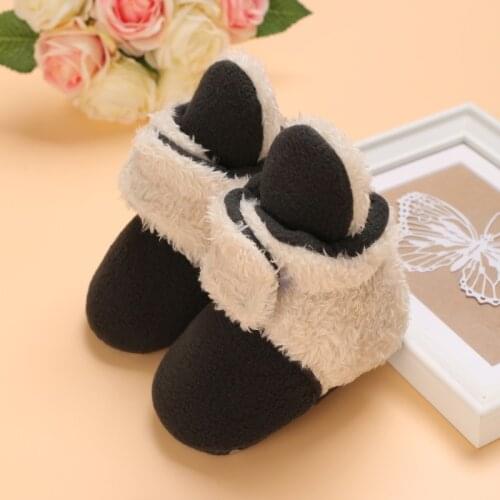 Baby Shoes Winter 0-18 Months Baby Shoes Baby Boots Soft Sole Canvas Warm Comfortable Toddler Shoes