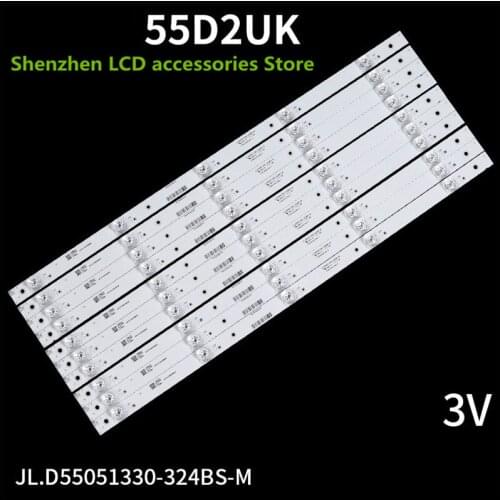 55D2UA 55D2UK 55D2U3000 JL.D55051330-324BS-M 54CM 539MM 55 inch use aluminium 100%new LCD TV backlight bar