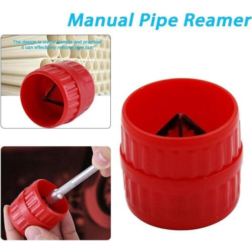 3~38mm Manual Pipe Reamer Inner Outer PVC Copper Tube plastic shell and spring steel blade Deburring Plumbing Reamer Tool