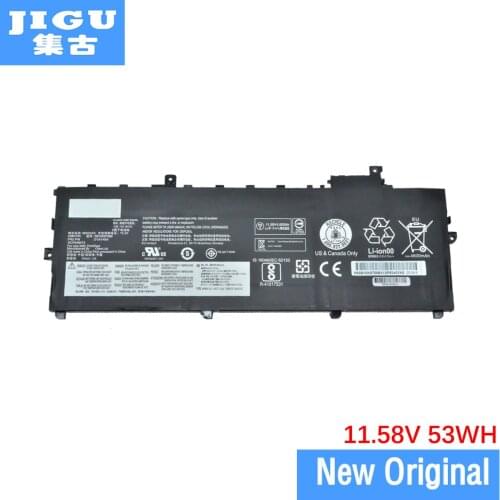 JIGU ORIGNAL Laptop Battery 01AV429 01AV430 01AV431 SB10K97586 FOR LENOVO For ThinkPad X1 Carbon 2017 2018 X1 11.58V 53WH