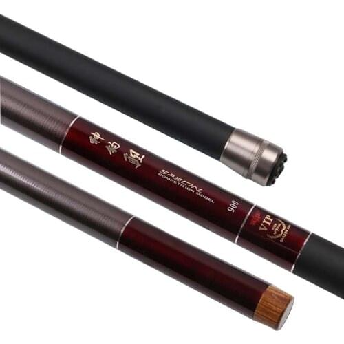 7.2M 8M 9M 10M 11M 12M Carbon Fishing Rod Portable Telescopic Rod Ultra Light Carp Fishing Feeder Pole Spare 4 tips J334