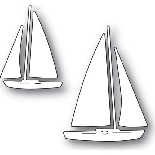 2021 AliliArts Metal Cutting Dies Mini boat diy Scrapbooking Photo Album Decorative Embossing PaperCard Crafts Die