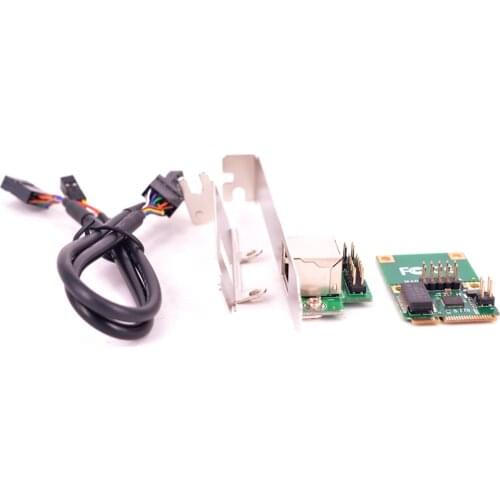 Mini PCIe Gigabit Ethernet Network Card For Mini ITX mini PCI-e to RJ45 Port adapter 10/100/1000 Base-T Network LAN Controller