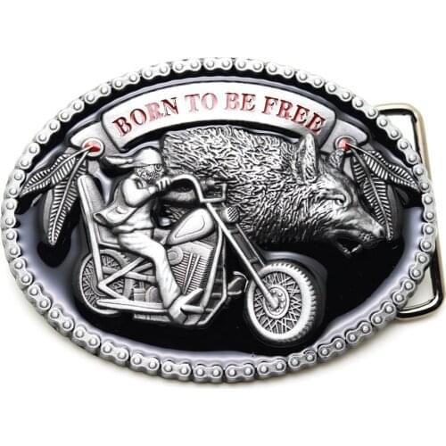 Artificial Antique Silver Finishing Zinc Alloy West Cowboy Mens Belt Buckle for Men Vintage/Retro Style