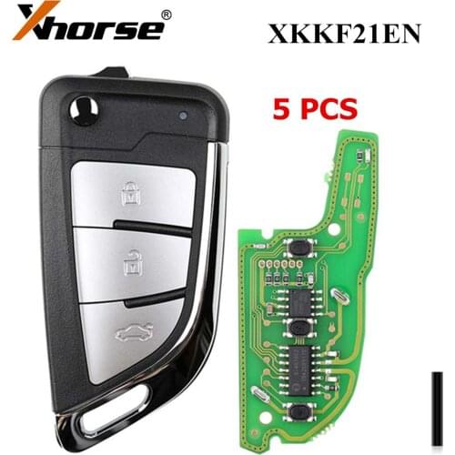 XHORSE XKKF21EN VVDI KNIFE 2 Style(Flip-3BTN) 5 PCS/ Lot