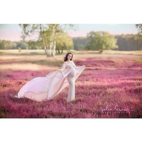 Women Clothes Pregnant Photo Dress Maternity Fot Photo Shoot Photography Props Dresses Maternity Chiffon Cloak Gown Long Cloak