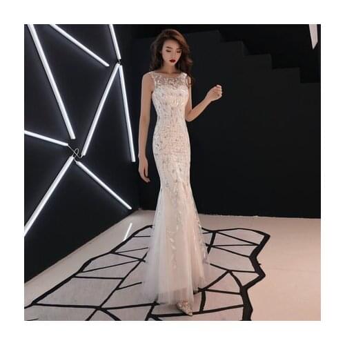 JIN IS YARN Robe De Soiree Mermaid Burgundry Long Evening Dress Party Elegant Vestido De Festa Long Prom Gown 2019 With Belt
