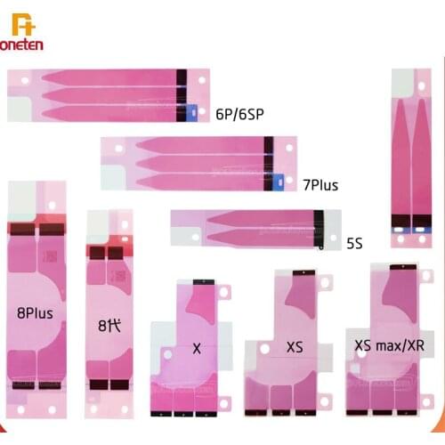 2Pcs Battery Sticker Glue Tape For iPhone 11 11Promax XR XS 8P 8G 7P 6SP 6G Batter Double Sided Tape Replace Part