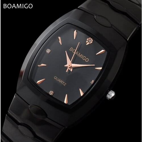 2021 New Mens Quartz Watch Leisure Fashion Stainless Steel Gift Watch Square Dial