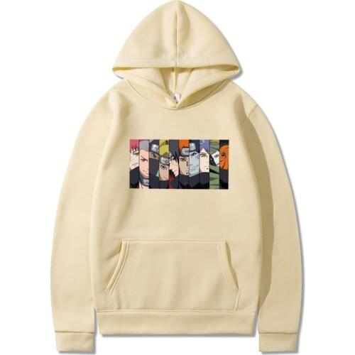 2021 new Men Hoodies Anime Naruto Cosplay Clothes Costumes Men Women Sweatshirts Uzumaki Akatsuki Haruno Sakura hoodie