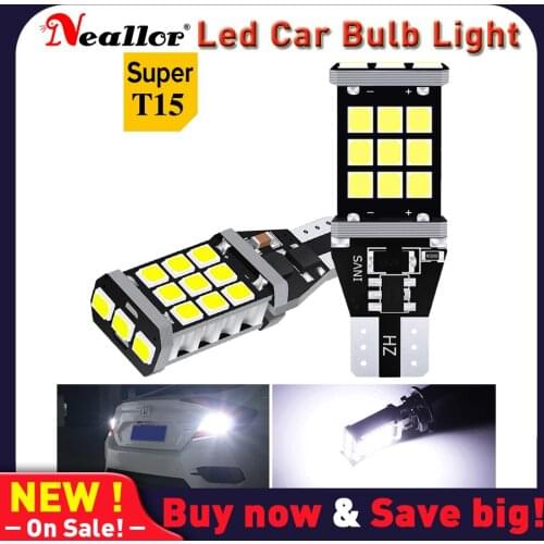 2X W16W T15 LED Bulb Canbus Error Free Backup Reverse LED For Chevrolet Niva Spark Orlando Captiva Epica Cruze Aveo Lacetti Soni