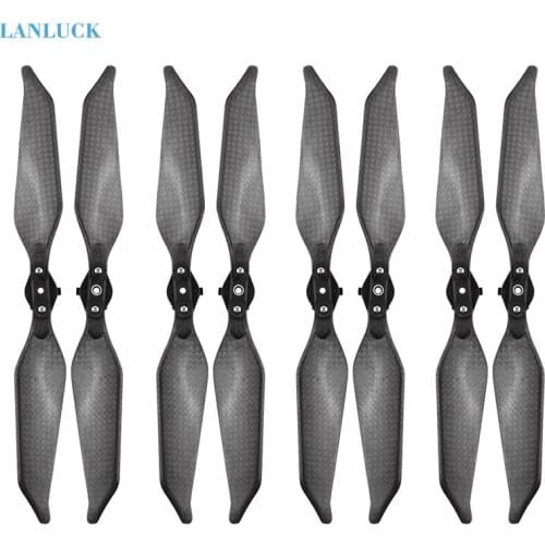 8pcs 8331 Low Noise Carbon Fiber Propeller for DJI Mavic Pro Platinum Drone Noise reduction Props Replacement Blade Parts CW CCW