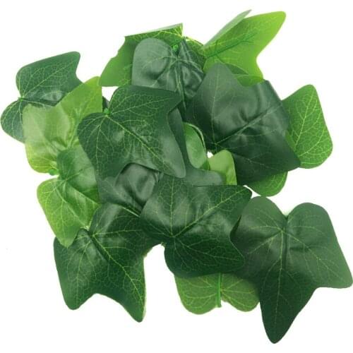 ANGRLY 30pcs Climbing Tiger Bouquet Artificial Flowers Fall Vivid Leaf Wedding Home Party Decoration Green Plants Craft Supplies