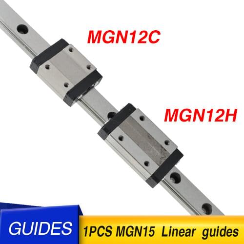 Free Shipping 1PCS linear guide 400mm 550MM 650MM with 2pcs MGN slider MGN7C 7H MGN12C MGN12H MGN15C MGN15H