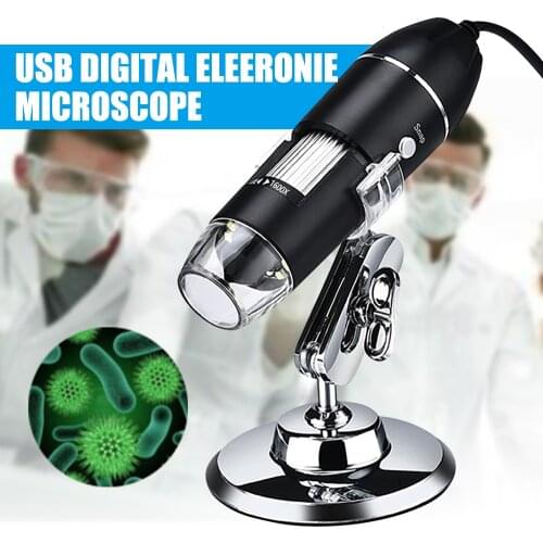 1600X /1000X/500X Mega Pixels 8 LED Digital USB Microscope Microscopio Magnifier Electronic Stereo USB Endoscope For Phone PC