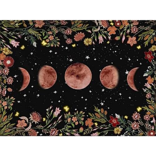 Moon Flowers 5D Diy Diamond Painting Kits Landscape Full Square Embroidery Moasic Wall Art Home Decoration