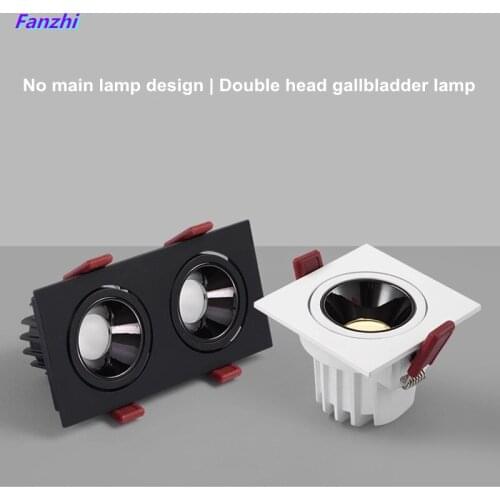 Dimmable anti-glare LED recessed spotlight 5W, 7W, 12W, ceiling spotlight, adjustable angle, 2020 V/110V, 220