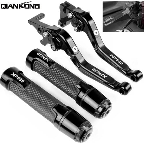 For Yamaha XP530 XP-530 ABS 2012 2013 2014 2015 2016 Motorcycle Brake Handle Adjustable Brake Clutch Levers Handbar End Grips