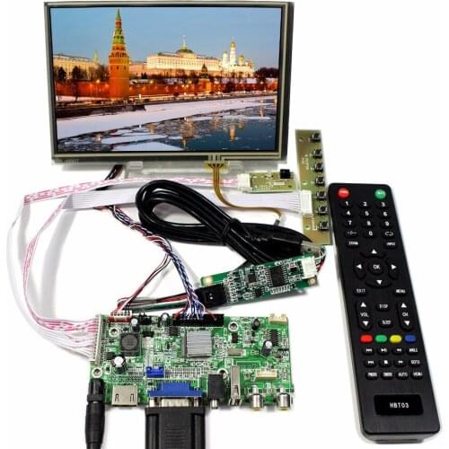 HD MI+VGA+2AV+USB+Audio LCD Control Board With 7inch 1280x800 N070ICG-LD1 Touch LCD