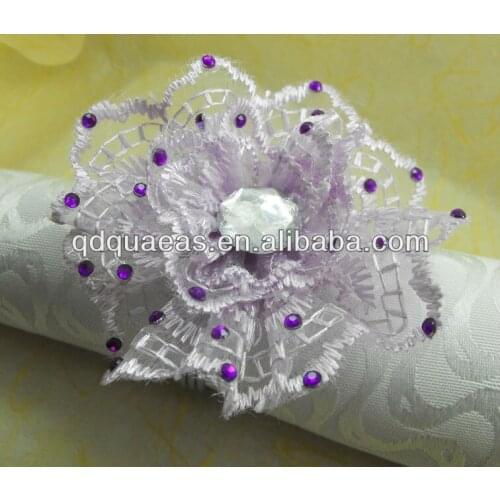 Crystal napkin rings,party decoration napkin holder