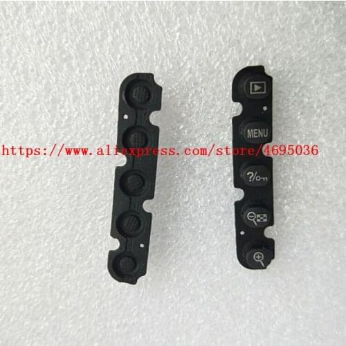 New Rear Back Case Cover Rubber Menu Key Keypad Button for Nikon D90 Repair Part